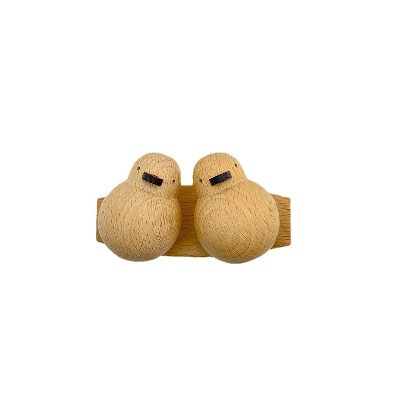 Creative Couple Decoration Wooden Style Wooden Duck