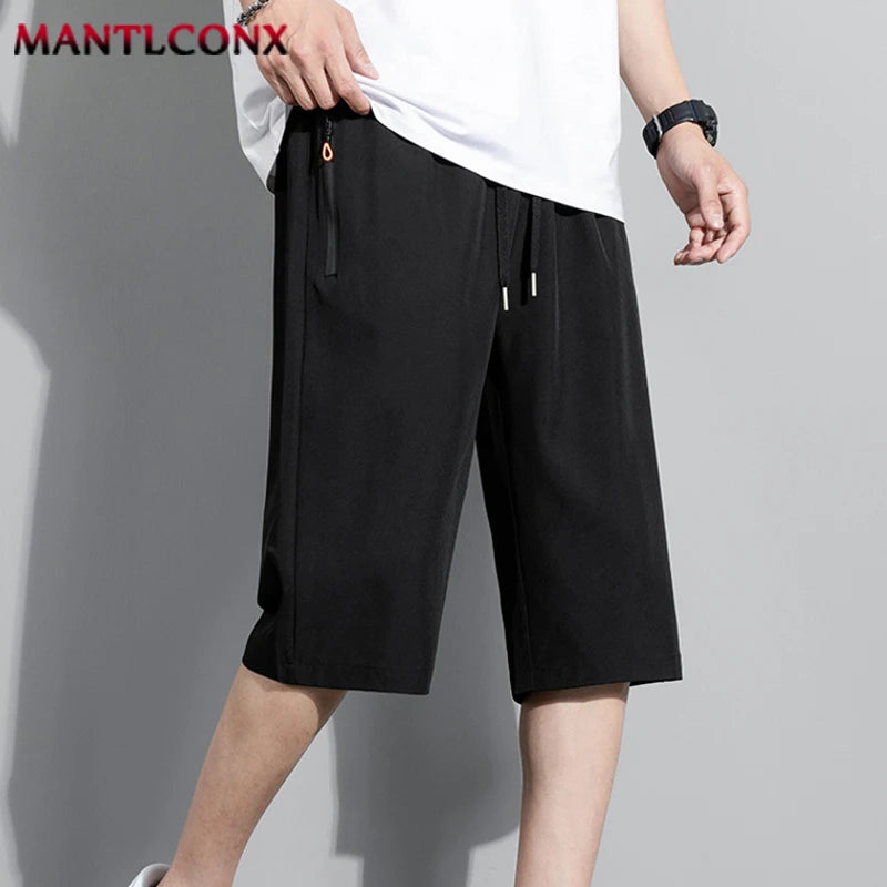 Sports Men Elastic Waist Shorts Male Breathable Comfortable Men's Short Pants