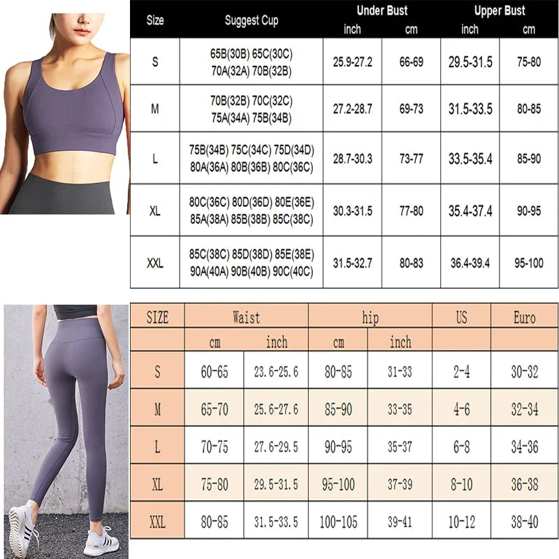 Bra Criss-Cross Back Padded Sports Bras Bounce Control Support