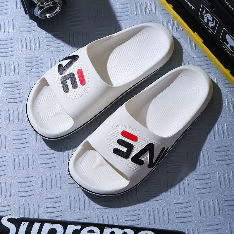 Summer Men And Women Couples Outdoor Casual Slippers Home Indoor Soft Non-slip Sandals