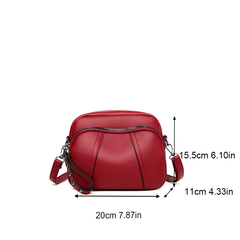 Women's Mobile Phone Bag Soft Leather Shoulder Crossbody Bag