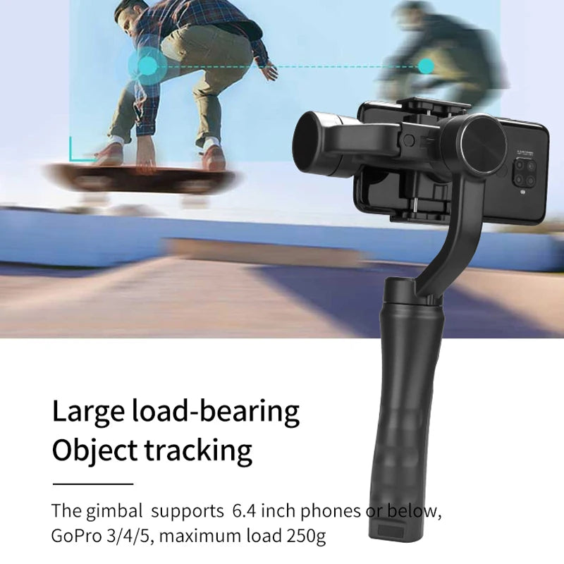 H4 Gimbal 3 Axis Cell Phone Control The Focal Length Professional F6 Stabilizer Face Tracking Vlog Selfie - Hiron Store