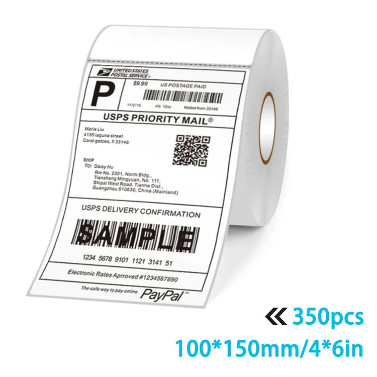 Smart Label Printer 110mm Thermal Label Printer Shipping Label Printer Express Warehouse Use - Hiron Store